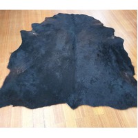Cow Hide Floor Rug - 118  / Black
