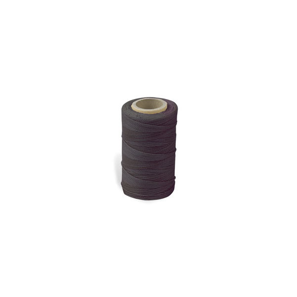 Waxed Nylon Sewing Thread - Brown (247 metres)